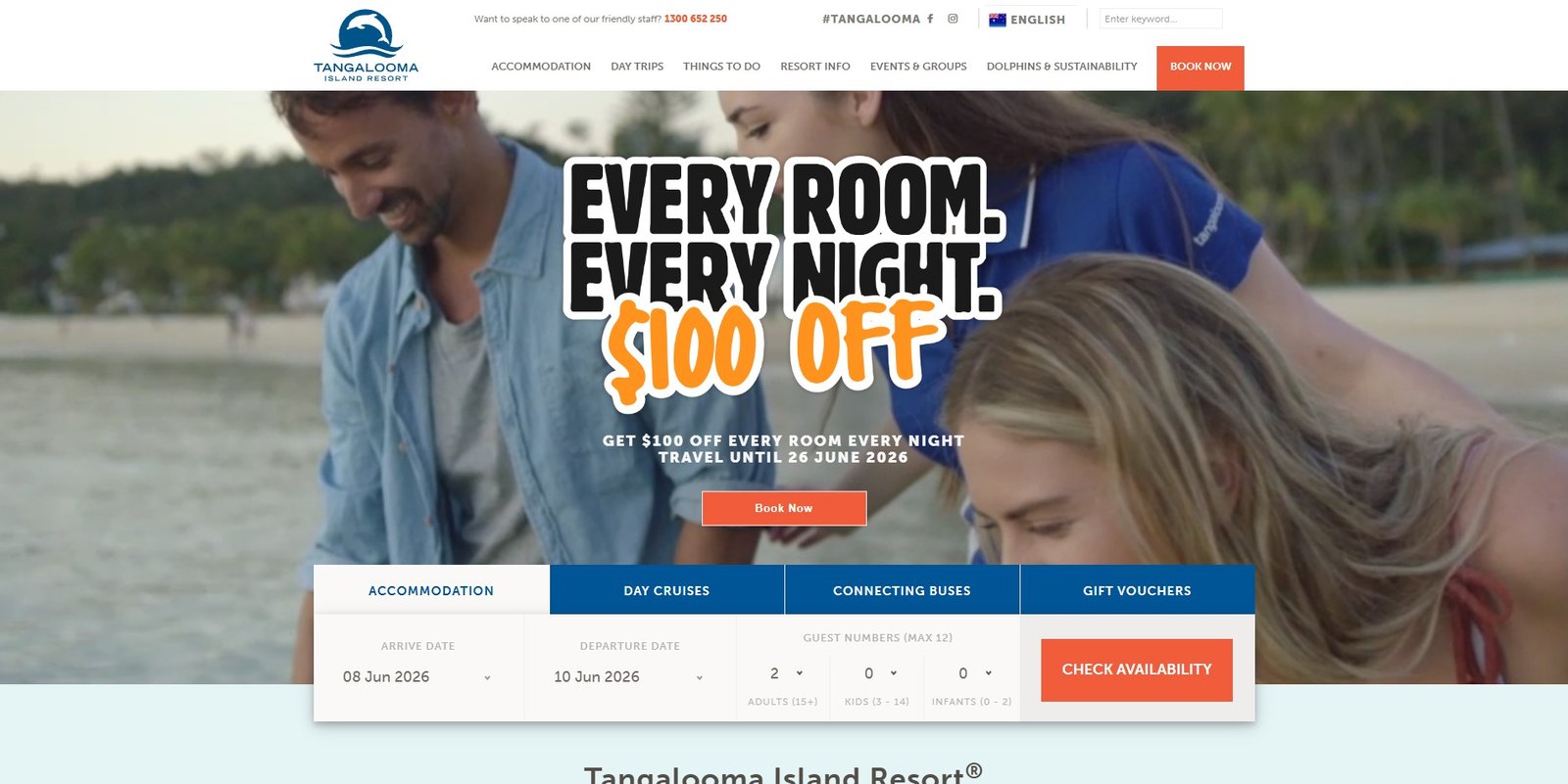 Tangalooma Island Resorts | Moreton Island Hotel ,Tours